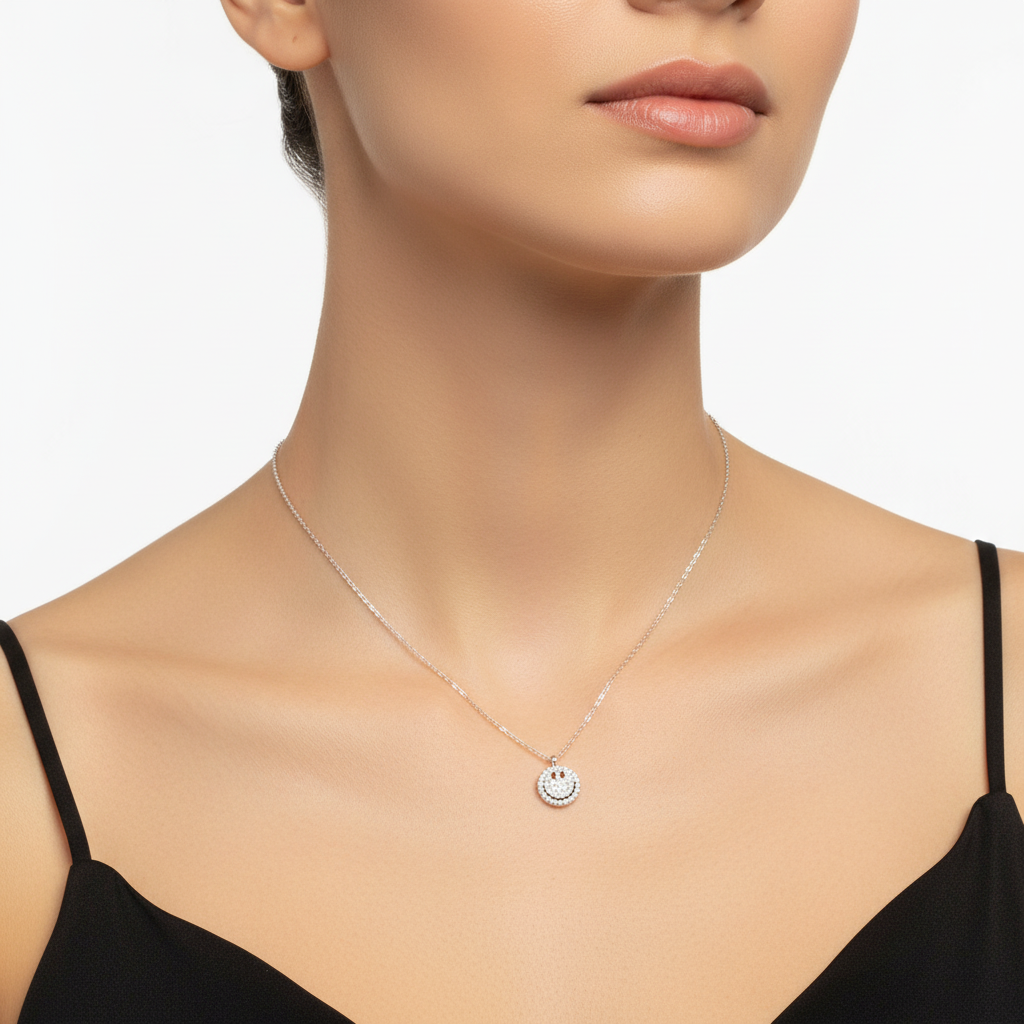 Luna Smile Charm Necklace