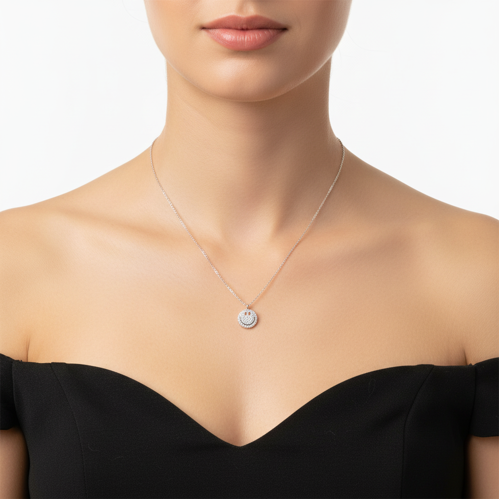 Luna Smile Charm Necklace